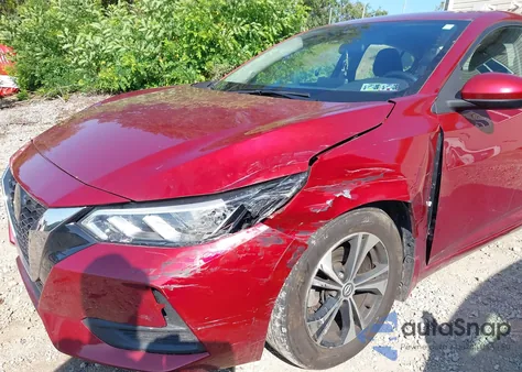 2022 Nissan Sentra Sv Xtronic Cvt из США, поврежденный, VIN 3N1AB8CV1NY229114